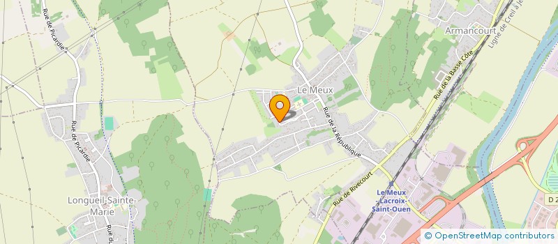 localisation de l'entreprise TRESORS DU CORPS  LE MEUX