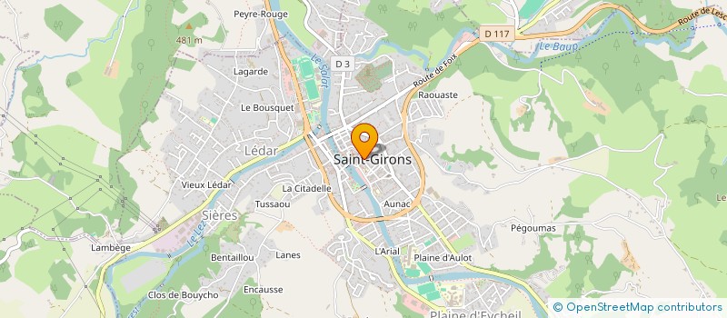 localisation de l'entreprise TRESORS DU COUSERANS à SAINT-GIRONS