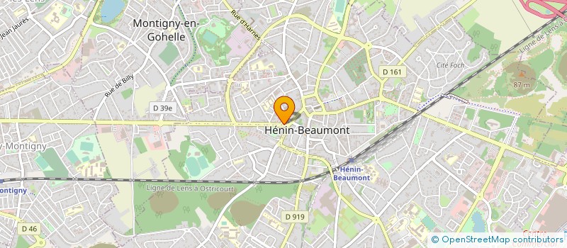localisation de l'entreprise TRESORS DU NORD à HENIN-BEAUMONT