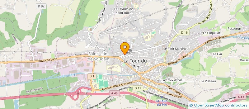 localisation de l'entreprise TRESORS DU SUD  LA TOUR-DU-PIN