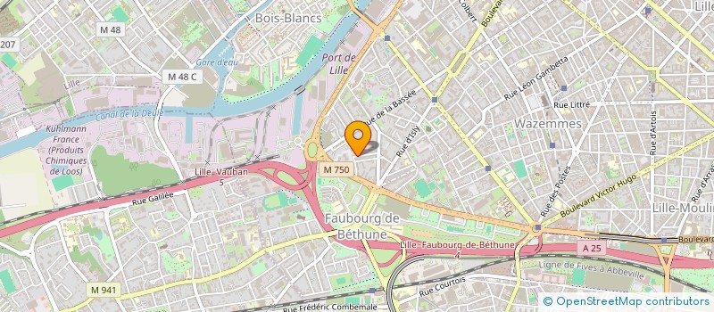 localisation de l'entreprise TRESORVILLE  LILLE