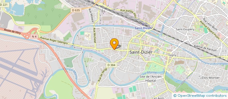 localisation de l'entreprise TRESSES ET MECHES CENTER à SAINT-DIZIER