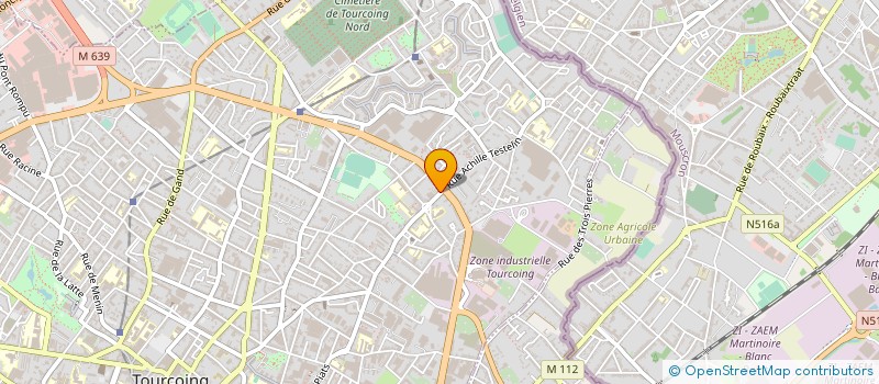 localisation de l'entreprise TRESSIAB à TOURCOING