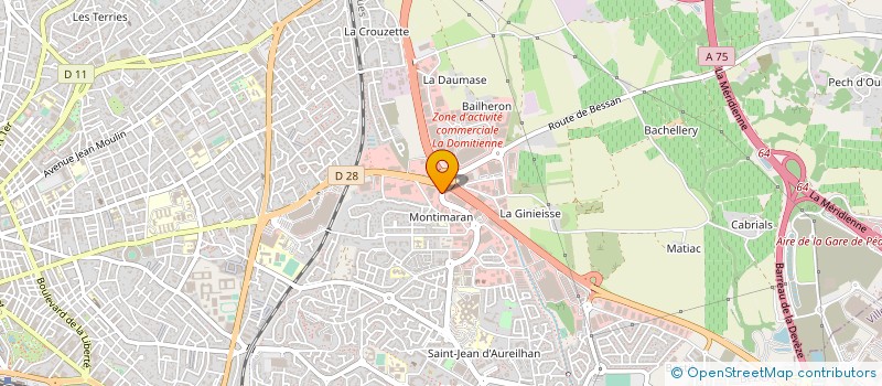 localisation de l'entreprise TRESSOL à BEZIERS