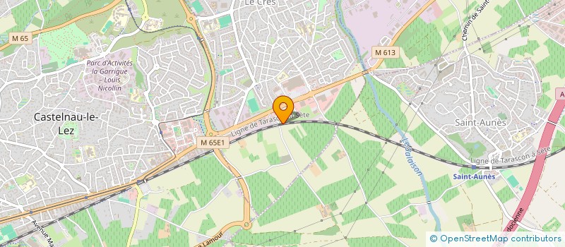 localisation de l'entreprise TRESSOL CHABRIER LE CRES à LE CRES