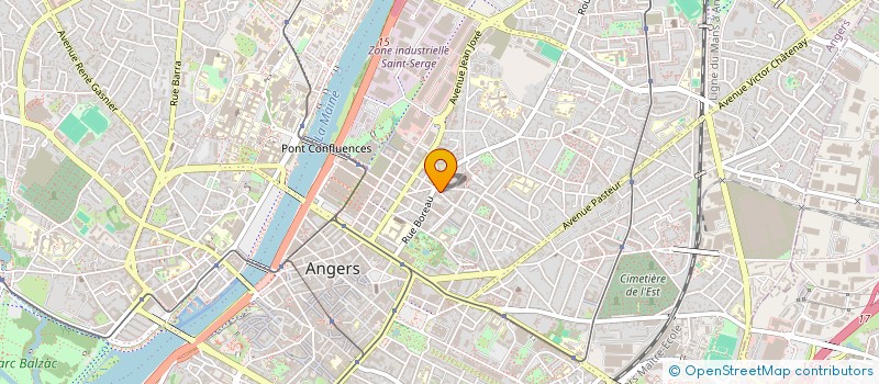 localisation de l'entreprise TRESTARD CHEVALIER à ANGERS