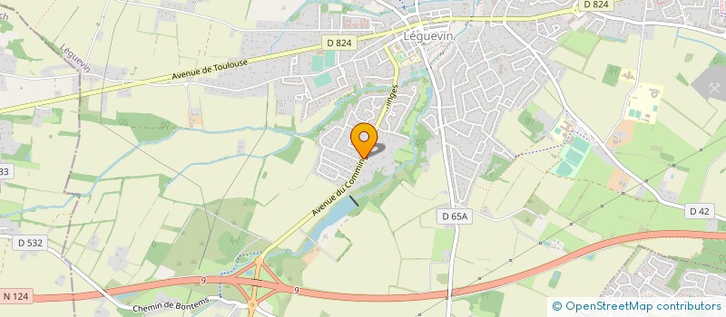 localisation de l'entreprise TRESTHOBAR SARL  LEGUEVIN