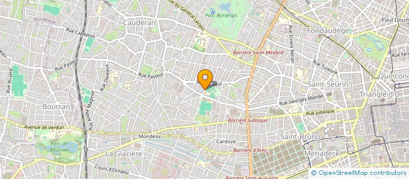 localisation de l'entreprise TRESTRA OUEST  BORDEAUX