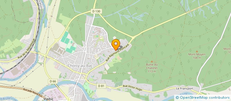 localisation de l'entreprise TRETEAUX COSACIENS  CHOISY-AU-BAC