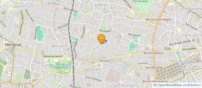 localisation de l'entreprise TRETEAUX DE GUYENNE  BORDEAUX