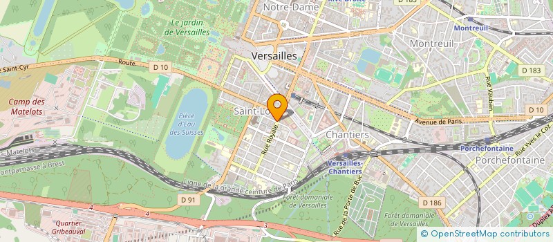 localisation de l'entreprise TRETEAUX DE L'ECHANGE à VERSAILLES