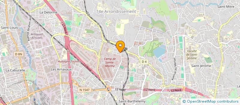 localisation de l'entreprise TRETS AMBULANCES à MARSEILLE