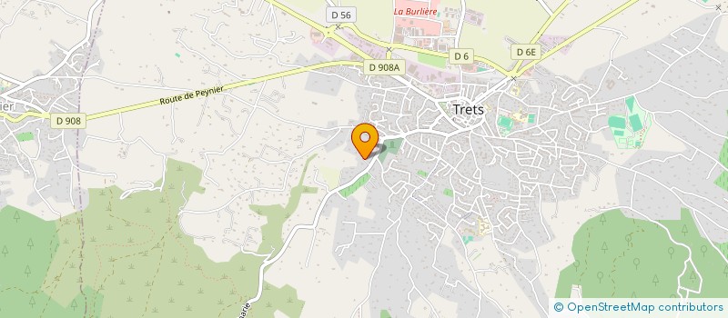 localisation de l'entreprise TRETS ST ZACHARIE à TRETS