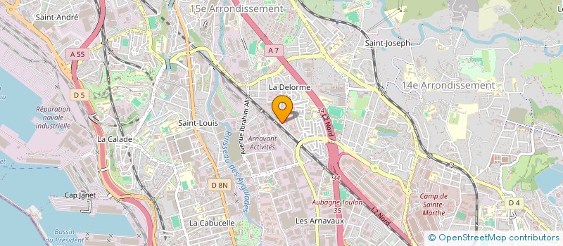 localisation de l'entreprise TRETSIMO à MARSEILLE