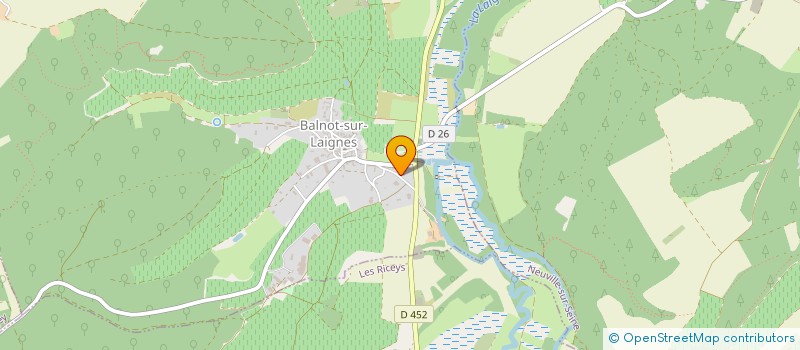 localisation de l'entreprise TREUFFET JOEL à BALNOT-SUR-LAIGNES