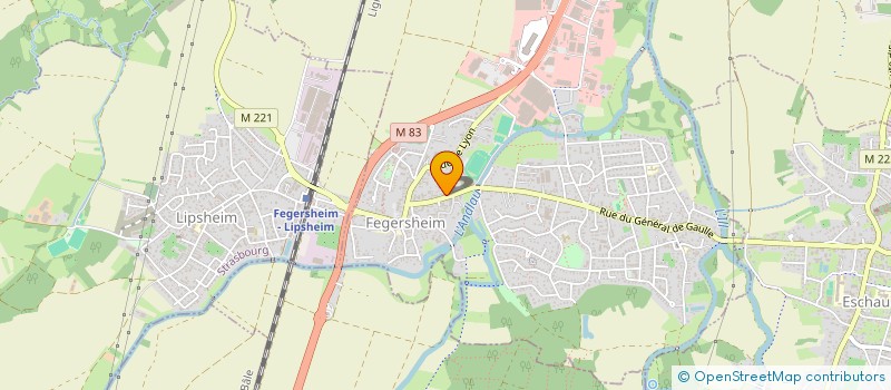 localisation de l'entreprise TREUSCHEL COUVERTURE à FEGERSHEIM