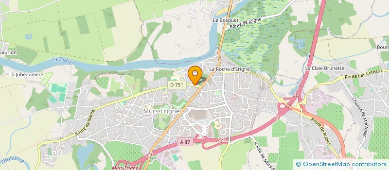 localisation de l'entreprise TREUTENAERE-STI  MURS-ERIGNE