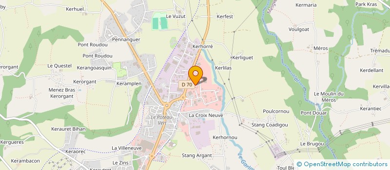 localisation de l'entreprise TREUZELL à CONCARNEAU