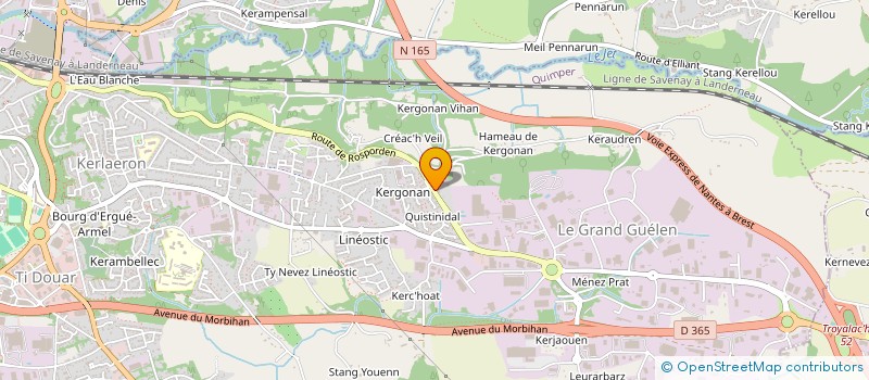 localisation de l'entreprise TREUZKEMM LA RESSOURCE QUI RIT  QUIMPER