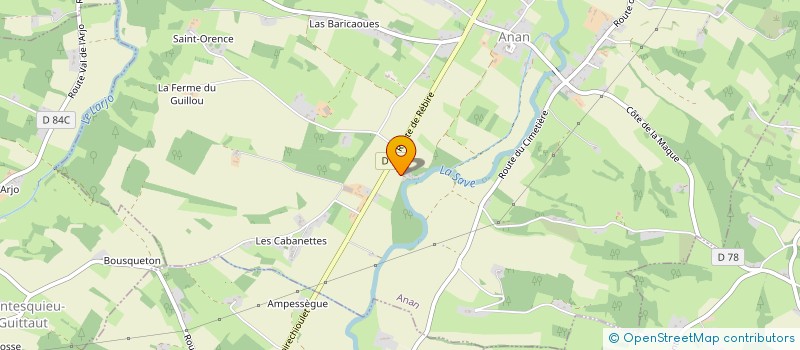 localisation de l'entreprise TREVALSIS SCI  ANAN