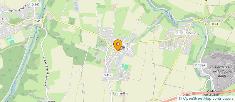 localisation de l'entreprise TREVEL  LAIZE-CLINCHAMPS