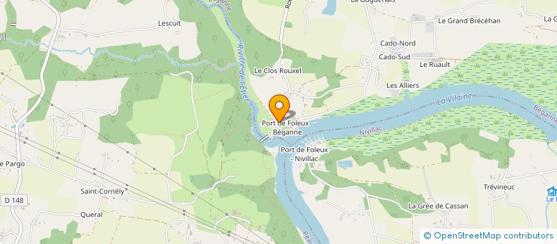 localisation de l'entreprise TREVELO MARITIME ATLANTIQUE  BEGANNE