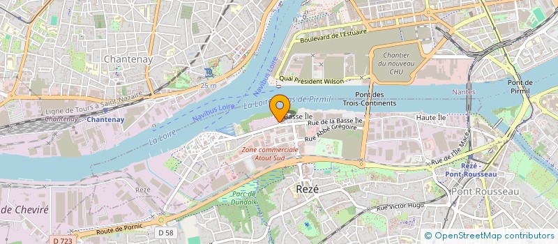 localisation de l'entreprise TREVEON  REZE