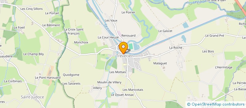localisation de l'entreprise TREVERIEN EN FORME  TREVERIEN