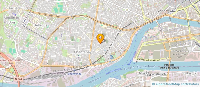 localisation de l'entreprise TREVES  NANTES