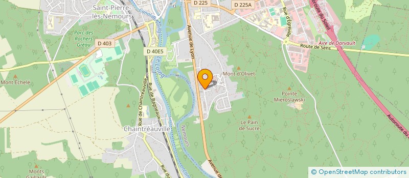 localisation de l'entreprise TREVETTE ET FILS  NEMOURS