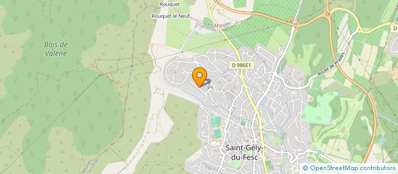 localisation de l'entreprise TREVI  SAINT-GELY-DU-FESC