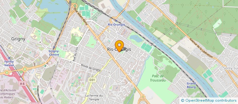 localisation de l'entreprise TREVIA  RIS-ORANGIS