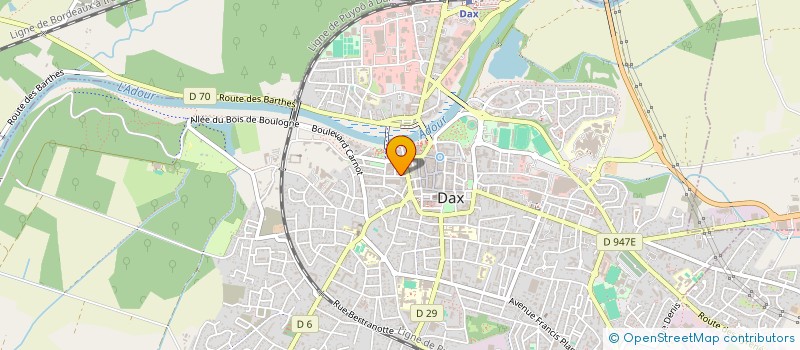 localisation de l'entreprise TREVIAN LABARCHEDE à DAX
