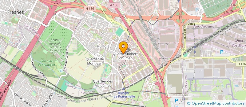 localisation de l'entreprise TREVICFOOD à RUNGIS