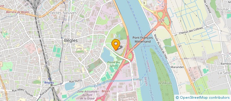 localisation de l'entreprise TREVIDIC IMMOBILIER à BEGLES