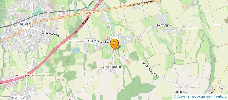 localisation de l'entreprise TREVISAN CONTROLE  CHENEX