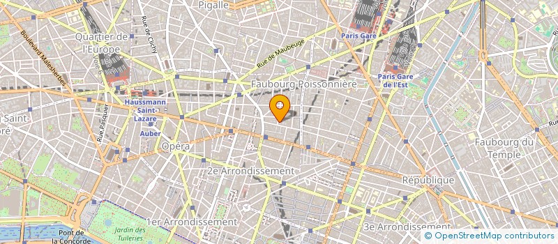 localisation de l'entreprise TREVISE à PARIS