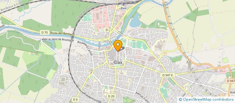 localisation de l'entreprise TREVISE à DAX