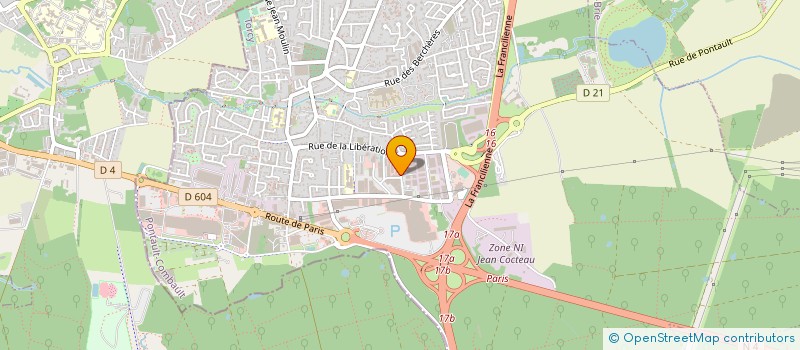 localisation de l'entreprise TREVISE FRANCE  ROISSY-EN-BRIE