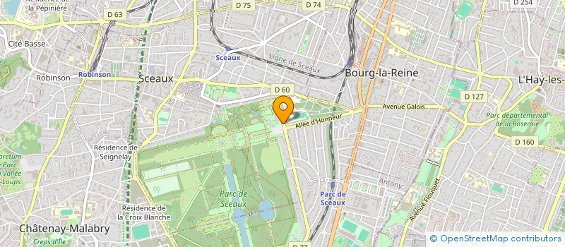localisation de l'entreprise TREVISE HOLDING à SCEAUX