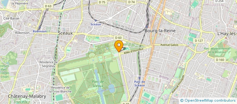 localisation de l'entreprise TREVISE KIOSQUE à SCEAUX