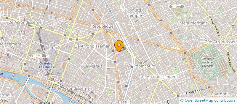 localisation de l'entreprise TREVISE PARIS  PARIS