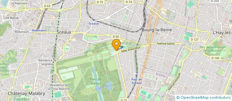 localisation de l'entreprise TREVISE RESTAURANT à SCEAUX