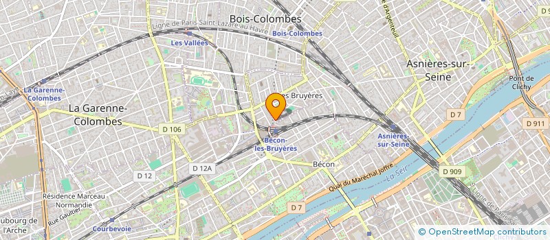 localisation de l'entreprise TREVISEO à ASNIERES-SUR-SEINE