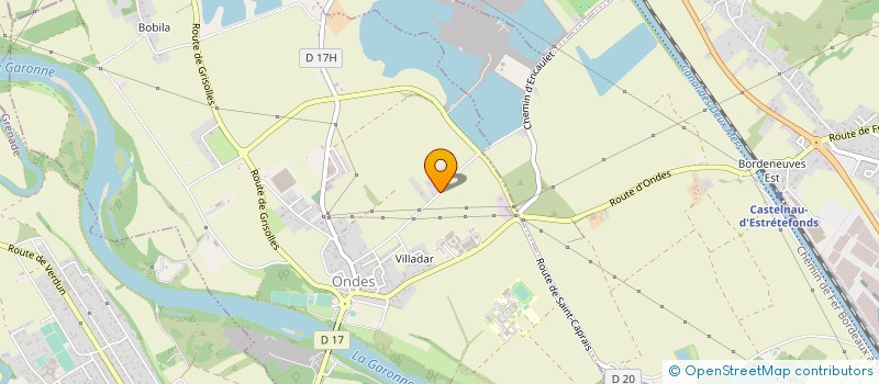 localisation de l'entreprise TREVISPORT à ONDES