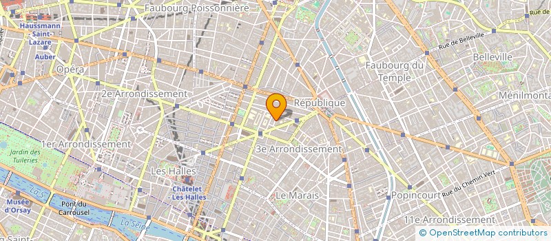 localisation de l'entreprise TREVO à PARIS