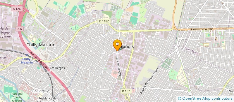 localisation de l'entreprise TREVOIS à MORANGIS