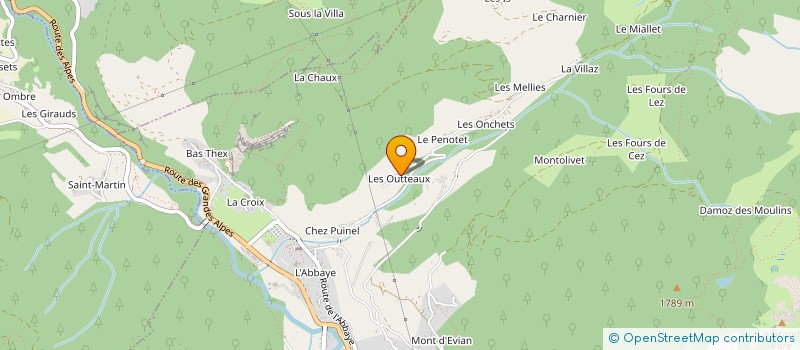 localisation de l'entreprise TREXALP à SAINT JEAN D'AULPS