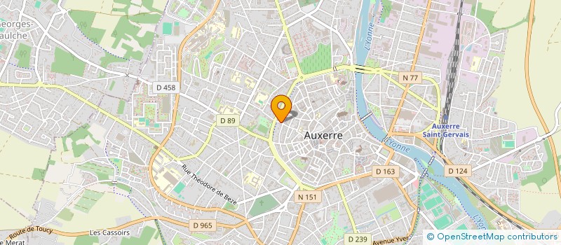 localisation de l'entreprise TREXOUN à AUXERRE