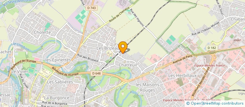localisation de l'entreprise TREYVE IMMOBILIER  NIORT